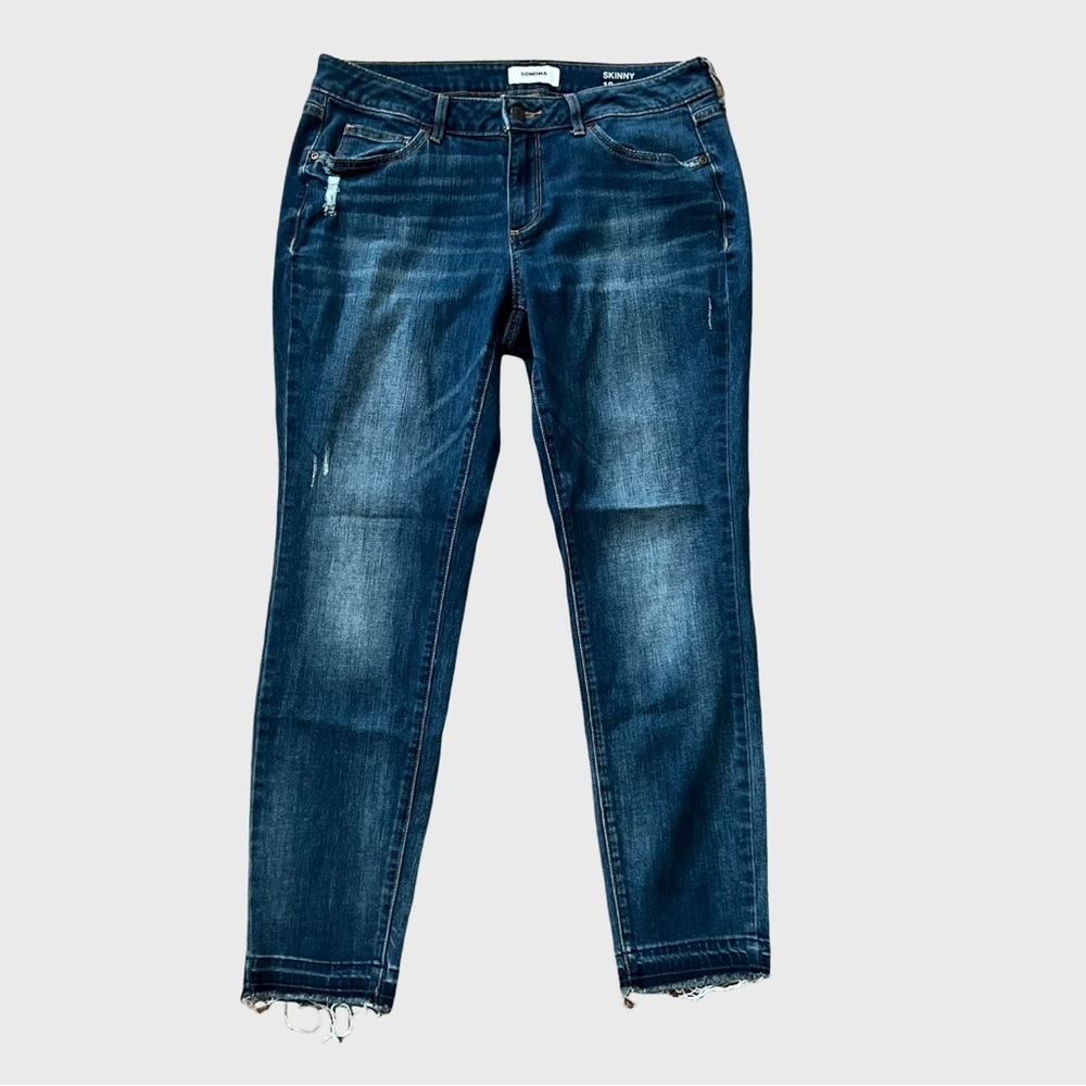 Sonoma Goods for Life Dark Blue Skinny Jeans